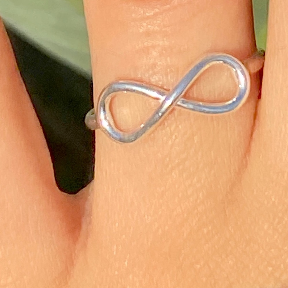 Infinity 925 silver ring